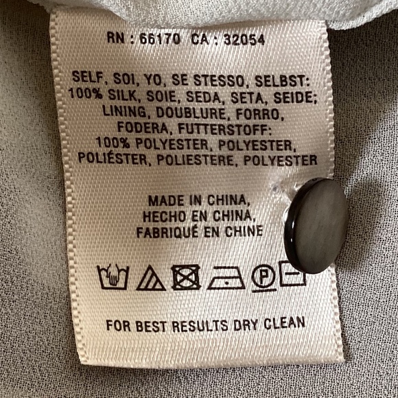 Anthropologie Leifsdottir Sarita Silk Swing Dress Bell Sleeves Abstract Print - Picture 13 of 13